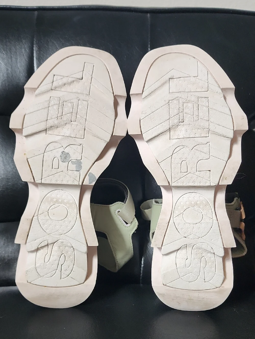 SOREL Kinetic Impact Y-Strap High Sandal Safari Sea Salt Koi Orange Platform 10 - Picture 11 of 13